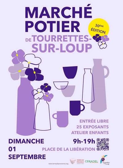 Marche potier tourrettes sur loup